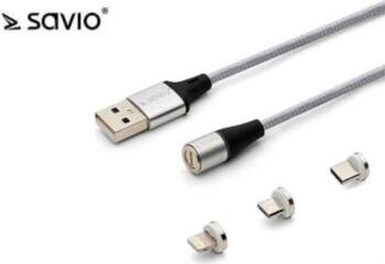 Kabelis Elmak CL-156, USB Type C/Lightning/Micro