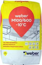 Mūrjava Saint-Gobain Weber Ziemas M100/600, remonta