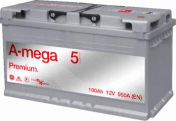 Akumulators A-mega Premium, 12 V, 100