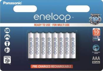 Baterijas Panasonic eneloop, AAA, 1.2
