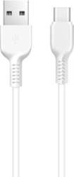 Vads Hoco, USB Type C/USB, balta