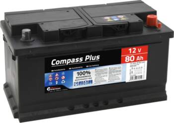 Akumulators Compass Plus, 12 V, 80
