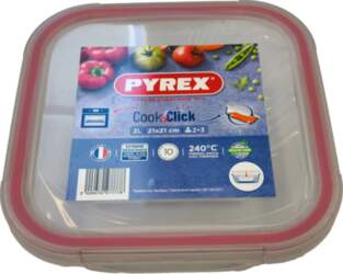 Konteiners pārtikai Pyrex, 2 l, caurspīdīga