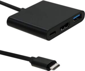 Vads Qoltec USB-C, USB-C / HDMI