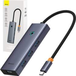Adapteris Baseus HDMI + 4 ×