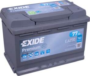 Akumulators Exide Premium EA770, 12 V