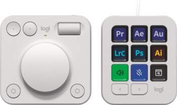 Klaviatūra Logitech MX Creative Console, balta