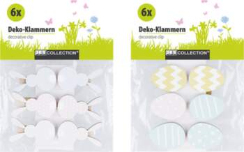 - Kniepadata Easter, daudzkrāsaina, 6 gab