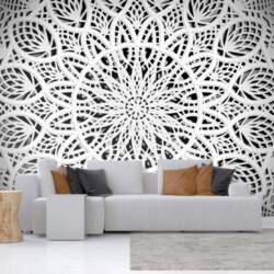 Fototapete Artgeist Orient - White Geometric