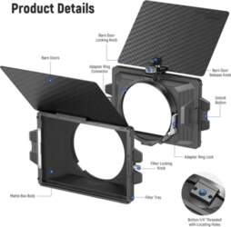 NEEWER PG002 Mini Mattebox with 4X5