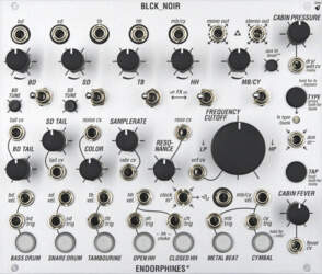 Endorphin.es BLCK_NOIR Drum Module Silver