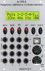 Doepfer A-190-5 Poly. MIDI/USB-to-CV/Gate