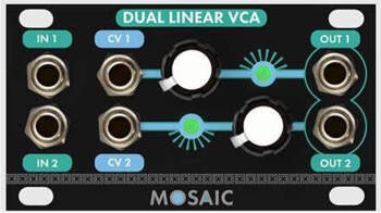 Mosaic 1U Dual Linear VCA