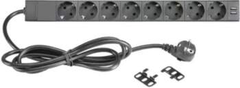 Adam Hall Cables RACK PDU 8S