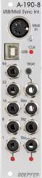 Doepfer A-190-8 MIDI/USB-to-Clock/Start/Stop