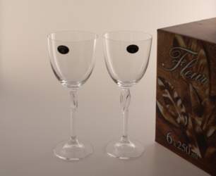 ČEHU Vīna glāzes FLEUR 250 ml