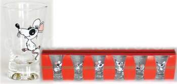 Glāzes ar dekoru 0.25ml