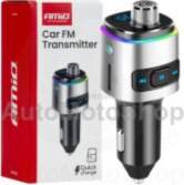 Automašīnas FM raidītājs 2×USB-A microSD 12V