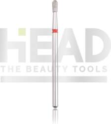 Diamond bur ,rounded cylinder, red, L-5