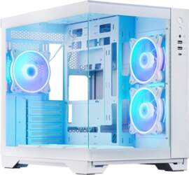 Chieftec GM-30W-TG-OP computer case Cube White