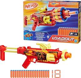 Hasbro NERF  Loadout Flarefusion Blaster +