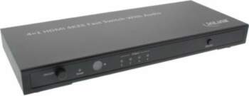 InLine Switch 4x HDMI + audio