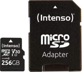 Intenso microSDXC 256GB C10 UHS-I Professional