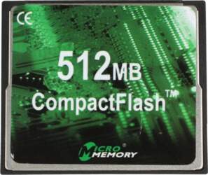 Karta MicroMemory Compact Flash 512 MB