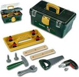 Klein  Tool box and Bosch screwdriver