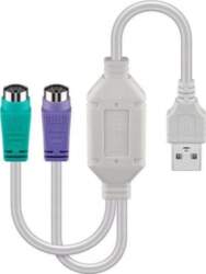 MicroConnect Microconnect USBA2XPS2 PS/2 0,3