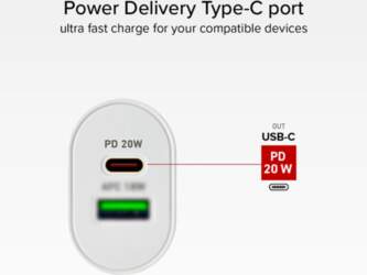 SBS Mobile 1x USB-A 1x USB-C