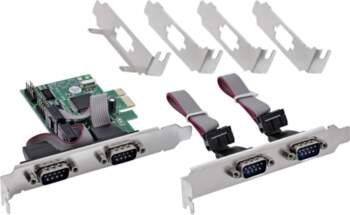 StarTech InLine PCIe 4-Port RS-232 Card