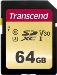 Transcend SDXC 500S 64GB Class 10