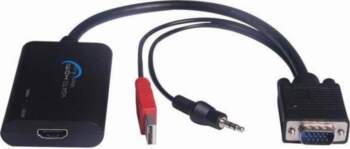 AV MicroConnect D-Sub (VGA) - HDMI