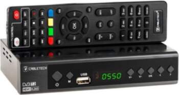 Cabletech DEKODER DVB-T2 H.265 HEVC
