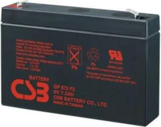 CSB Battery GP672 F2 6V 7