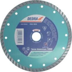 Dedra turbo , , twardej , , cienkiego 180x22,2mm
