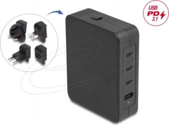 Delock USB GaN  3 x USB