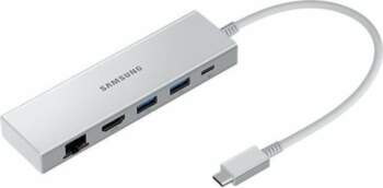 HUB USB Samsung Common Silver Multiport