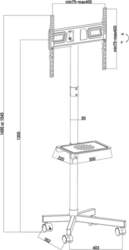 Maclean Stand , profesjonalny,32-55",, max. VESA