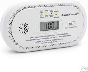 Qoltec Wireless carbon monoxide CO  85dB