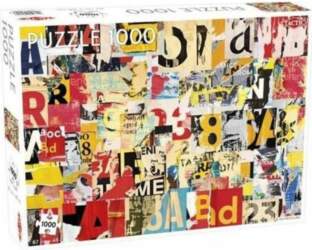 Tactic Puzzle 1000 Poster Collage Pattern