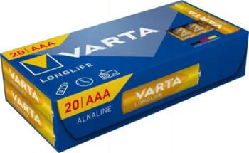 Varta Longlife AAA / LR03 20-pack