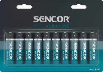 AA battery 10 pcs ALK SENCOR