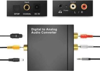 AV Mozos Toslink - RCA (Cinch)
