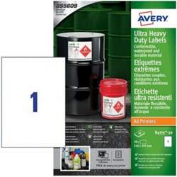 AVERY Avery B4775-50, White, Rectangle, Permanent
