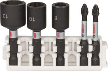 Bosch Bitów + Nasadowe Impact Control