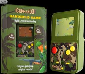 CENEGA przenośna Commando Capcom Retro Arcade