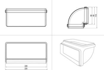 ELECTROLUX Virsmas piederumi ELECTROLUX Vertical curve