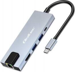 HUB USB Qoltec HUB  USB-C  |